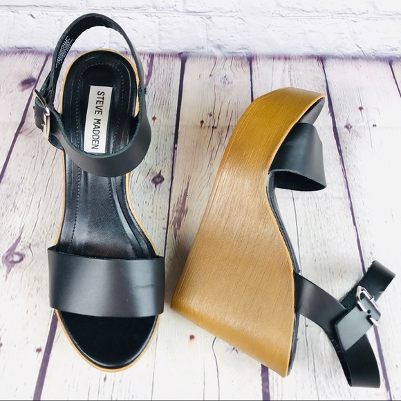 Steve Madden Shoes - Steve Madden Platform Wedge Strap Sandals